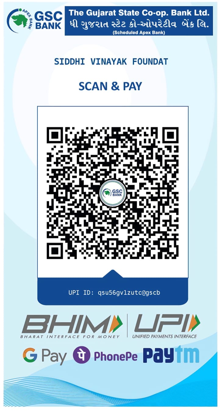 Siddhi Vinayak Foundation UPI QR